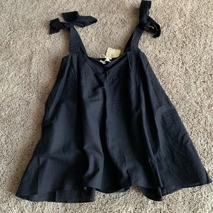 Black Tie Shoulder Top